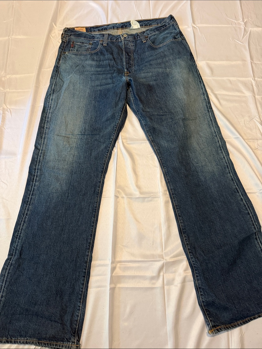 Abercrombie & Fitch Men's Bootcut Jeans - Dark Blue Wash